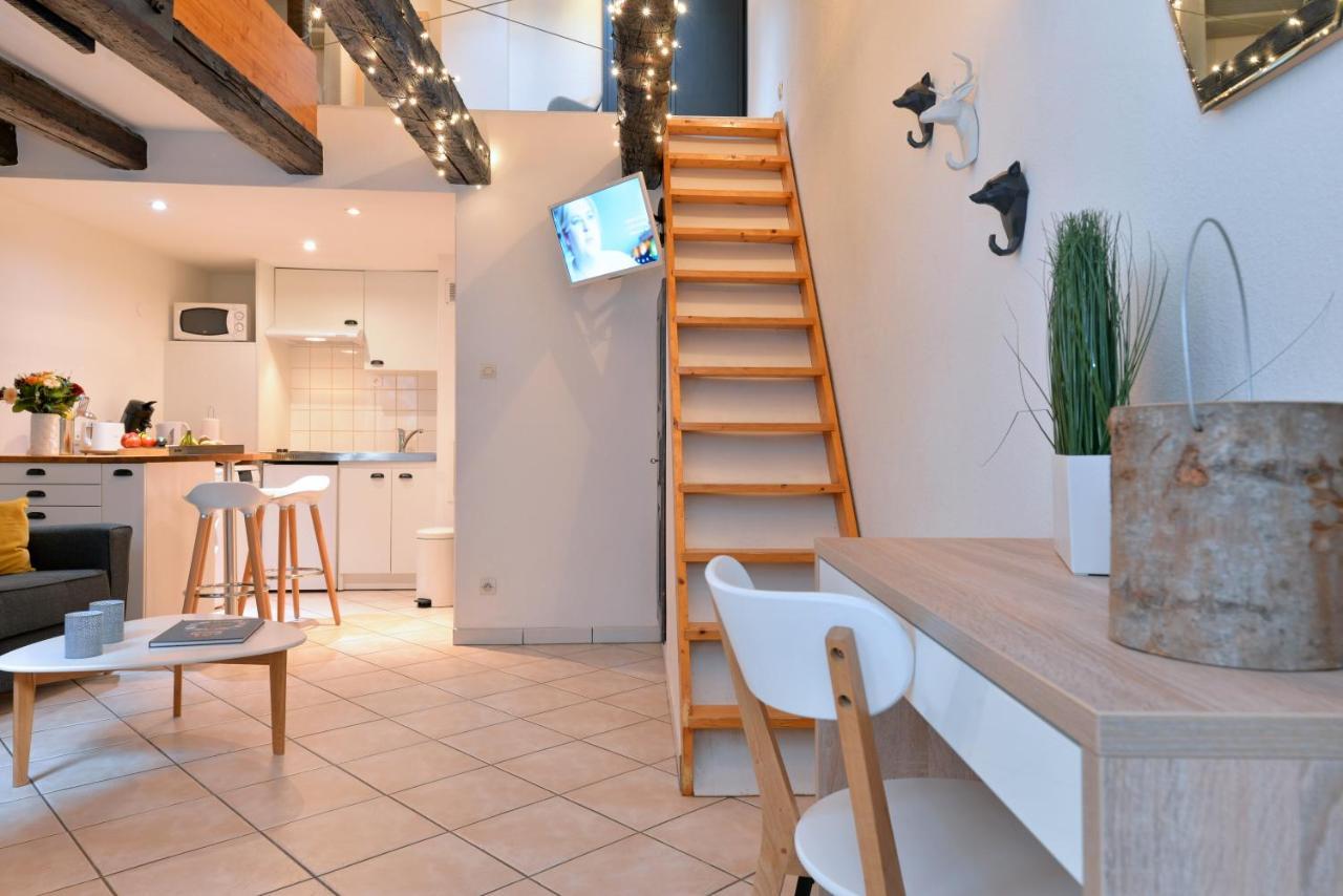 Appartement La Terrasse Sur Cour Colmar Exteriör bild